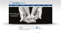 Desktop Screenshot of fertilitycheck.ie